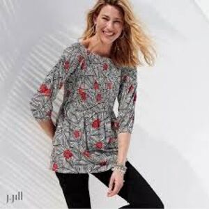 J. Jill Smocked Tunic. NWOT, size XL